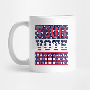 Your Vote Matters - USA Mug